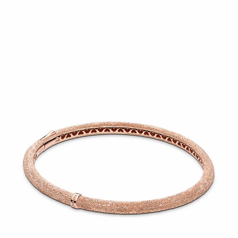 Pandora Australia Rose™ Matte Brilliance Bangle Bracelet | PGFKNE457